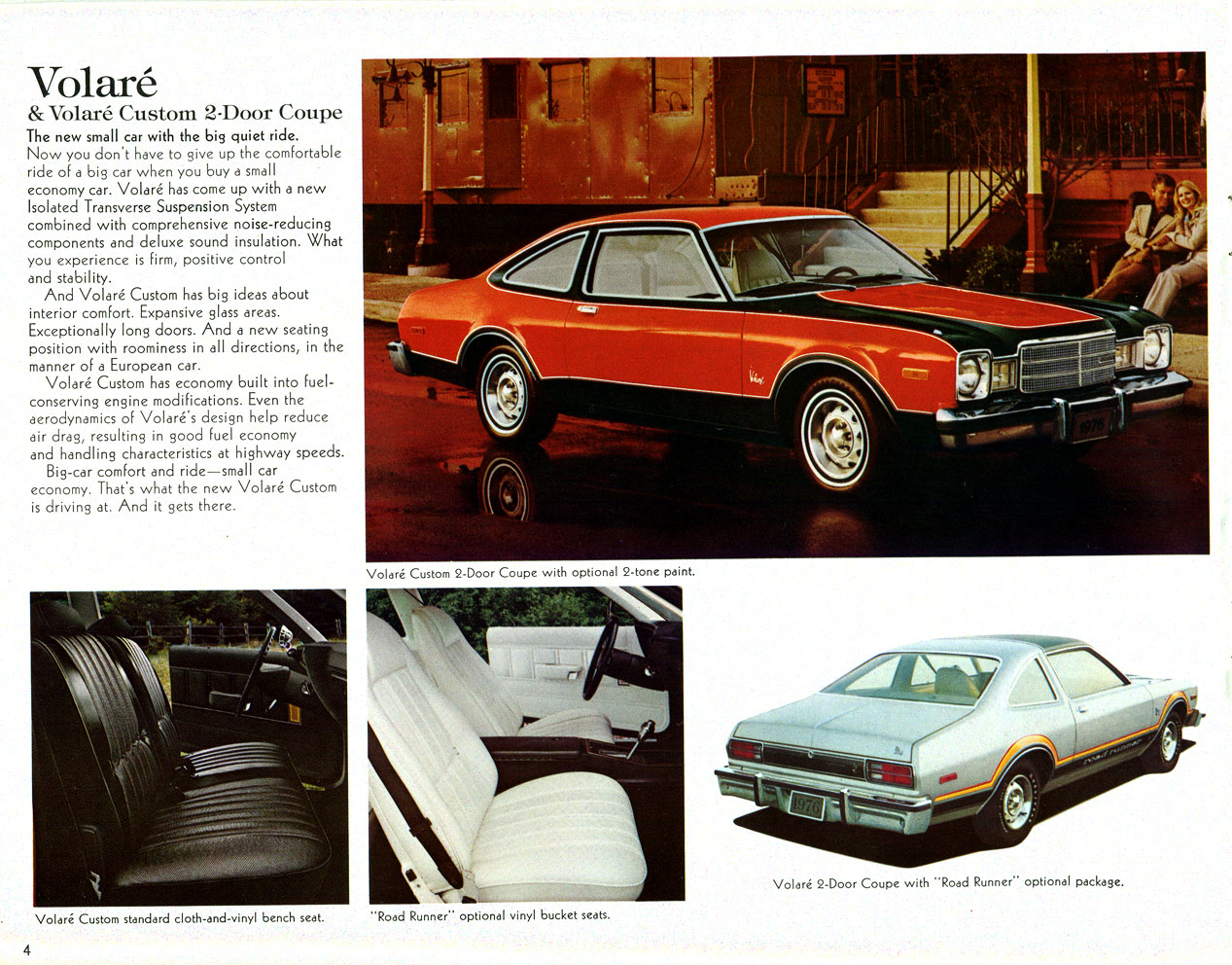 1976 Chrysler Plymouth Brochure Page 10